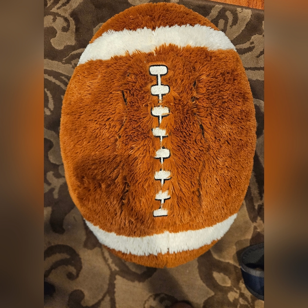 Plush Football Pillow